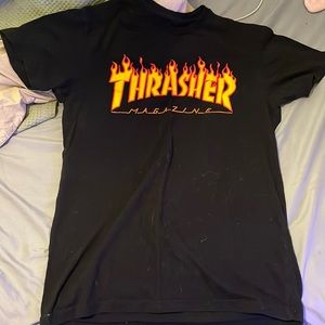 Black thrasher shirt